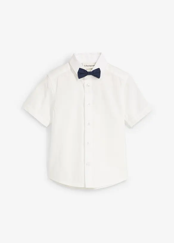 Chemise et nœud papillon 100% coton (ens. 2 pces), bonprix