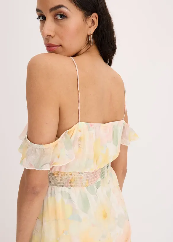 Robe longue imprimée, bonprix