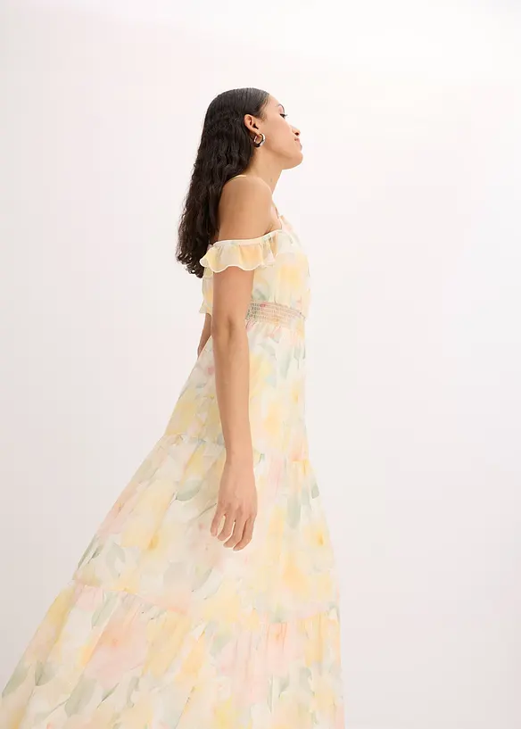 Robe longue imprimée, bonprix