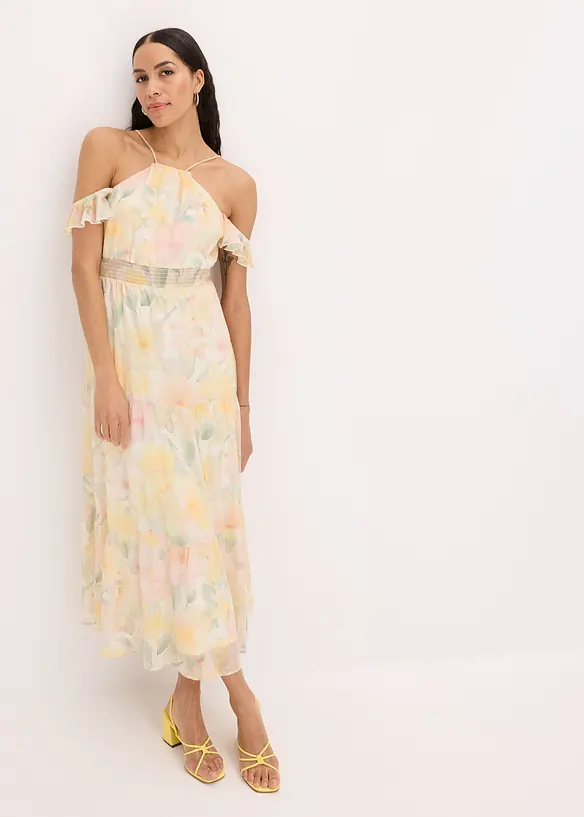 Robe longue imprimée, bonprix