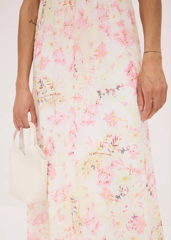 Robe longue en mesh, bonprix