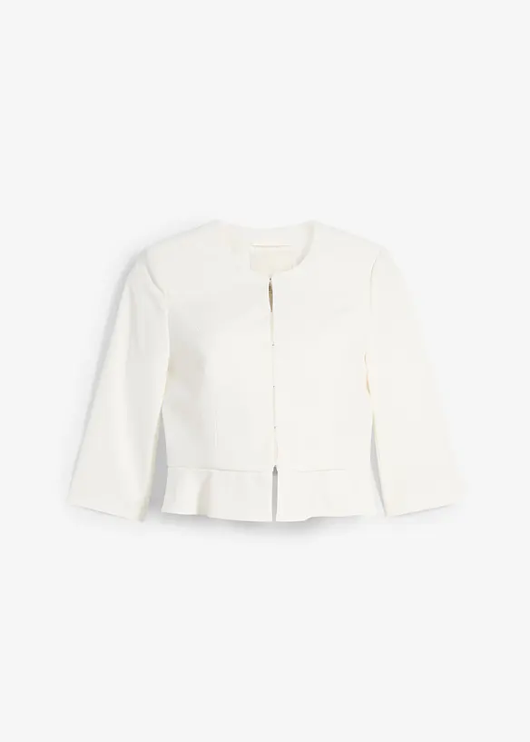 Blazer de grossesse court en satin, bonprix