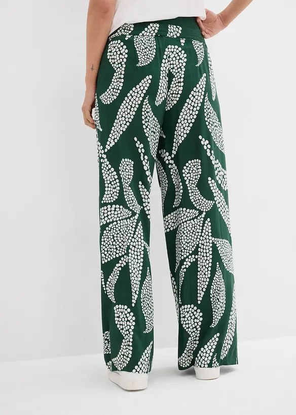 Pantalon de grossesse ample en viscose fluide, bonprix