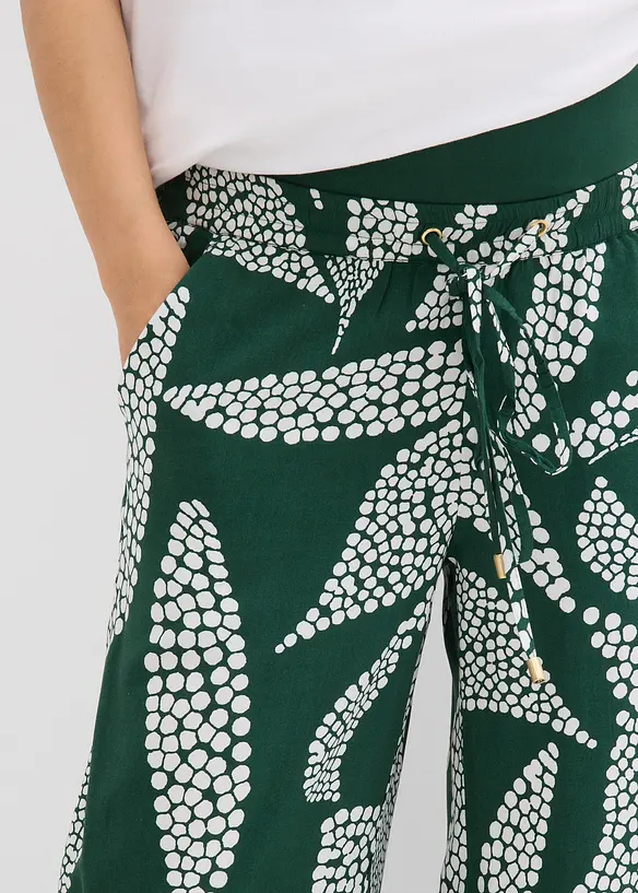 Pantalon de grossesse ample en viscose fluide, bonprix