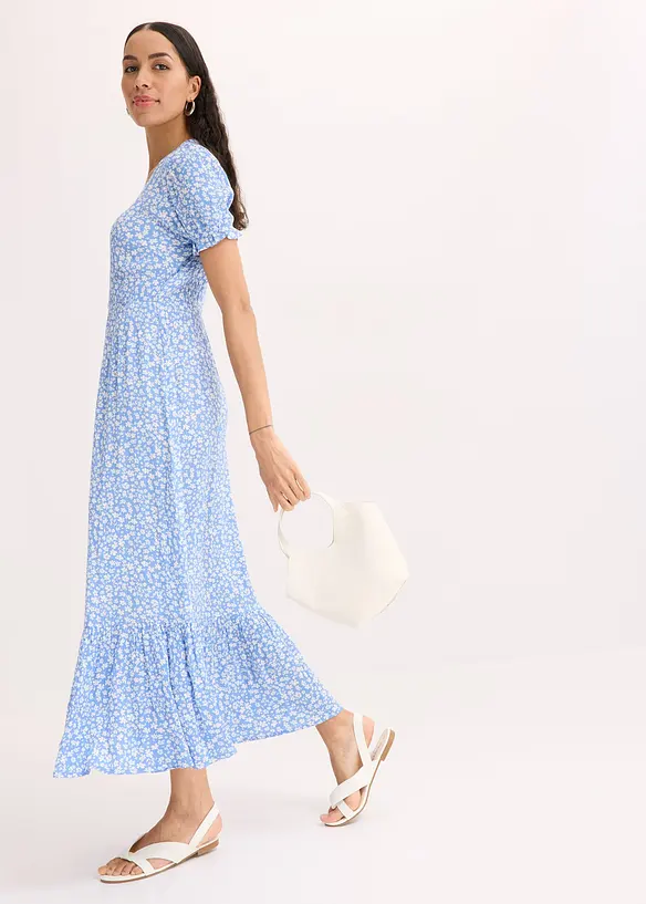 Robe longue imprimée, bonprix