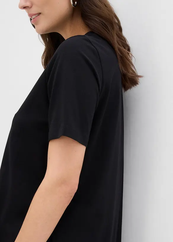 T-shirt 2en 1  de grossesse et d'allaitement avec fentes sur le côté, bonprix