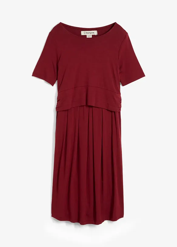 Robe de grossesse 2en1 en viscose, fonction allaitement discr&egrave;te, bonprix