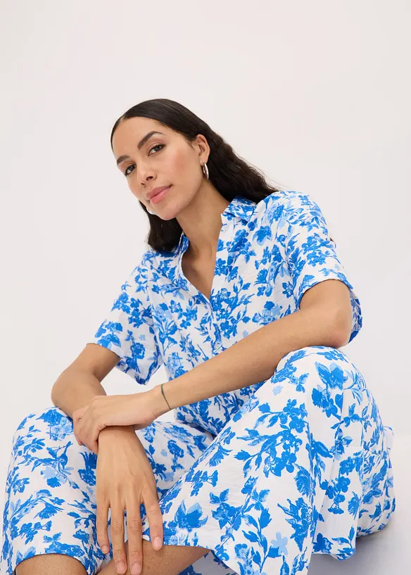 Jupe-culotte fluide en viscose mélangée, bonprix