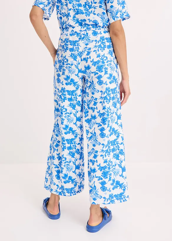 Jupe-culotte fluide en viscose mélangée, bonprix