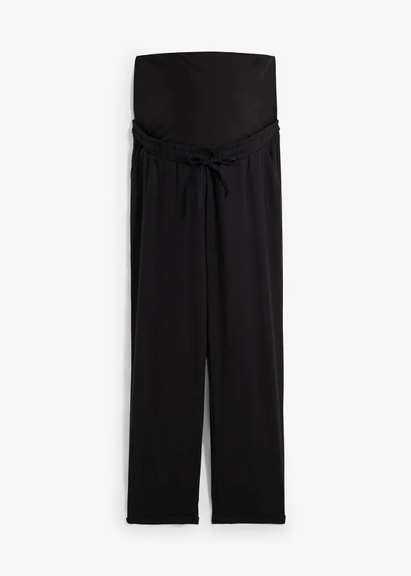 Pantalon de grossesse en lin majoritaire, droit, bonprix