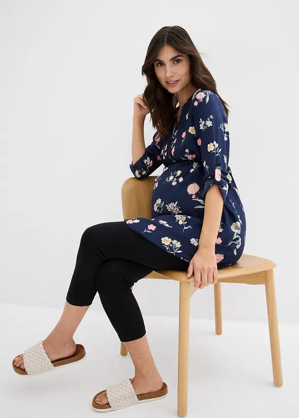 Robe blouse 2en1 de grossesse et d'allaitement en viscose, bonprix