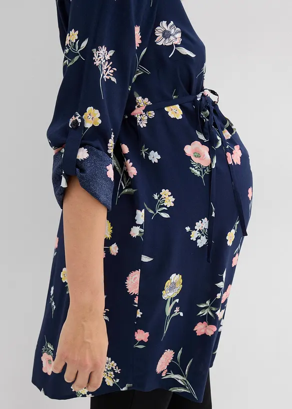 Robe blouse 2en1 de grossesse et d'allaitement en viscose, bonprix