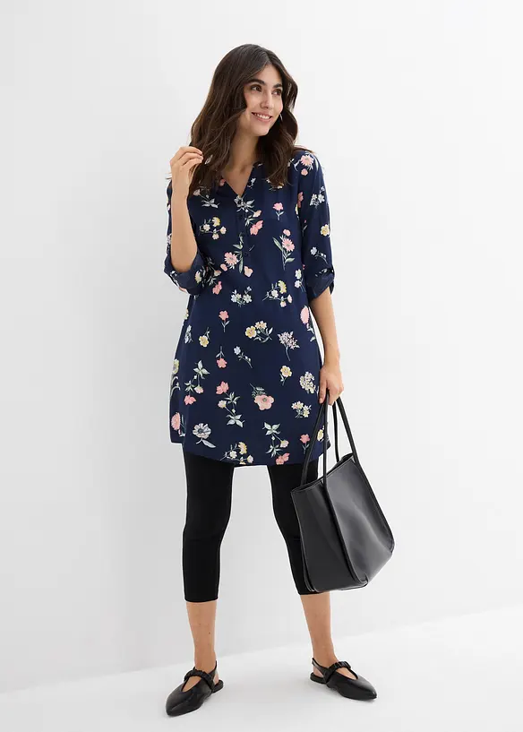 Robe blouse 2en1 de grossesse et d'allaitement en viscose, bonprix