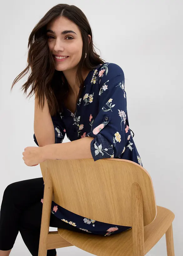 Robe blouse 2en1 de grossesse et d'allaitement en viscose, bonprix