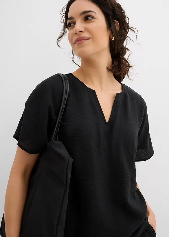 Blouse oversize à base élastiquée, bonprix