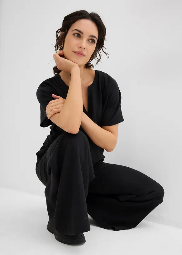 Blouse oversize à base élastiquée, bonprix