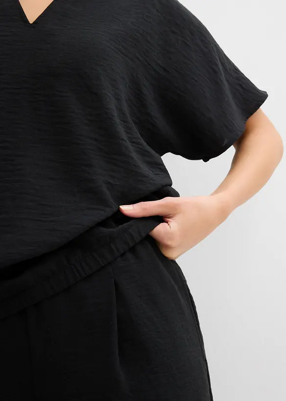 Blouse oversize à base élastiquée, bonprix