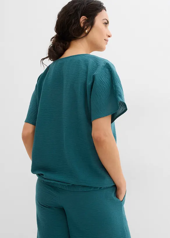 Blouse oversize à base élastiquée, bonprix