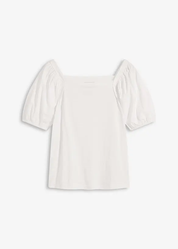 T-shirt &agrave; manches bouffantes, bonprix