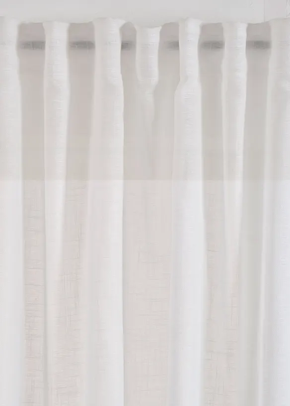 Voilage textur&eacute; (1 pce), bonprix