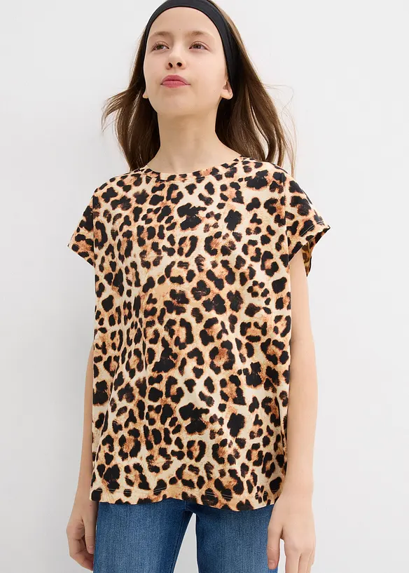 Lot de 2 T-shirts 100% coton, bonprix