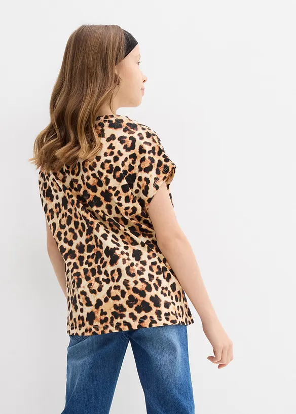 Lot de 2 T-shirts 100% coton, bonprix