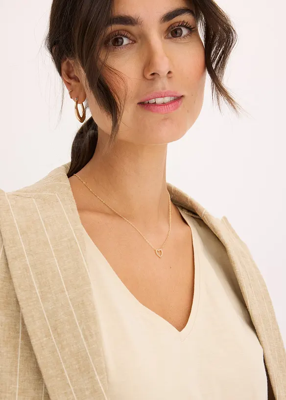 T-shirt &agrave; empi&egrave;cements crochet&eacute;s, bonprix