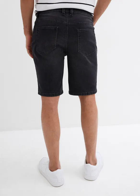 Lot de 2 bermudas en jean extensible, Regular, bonprix