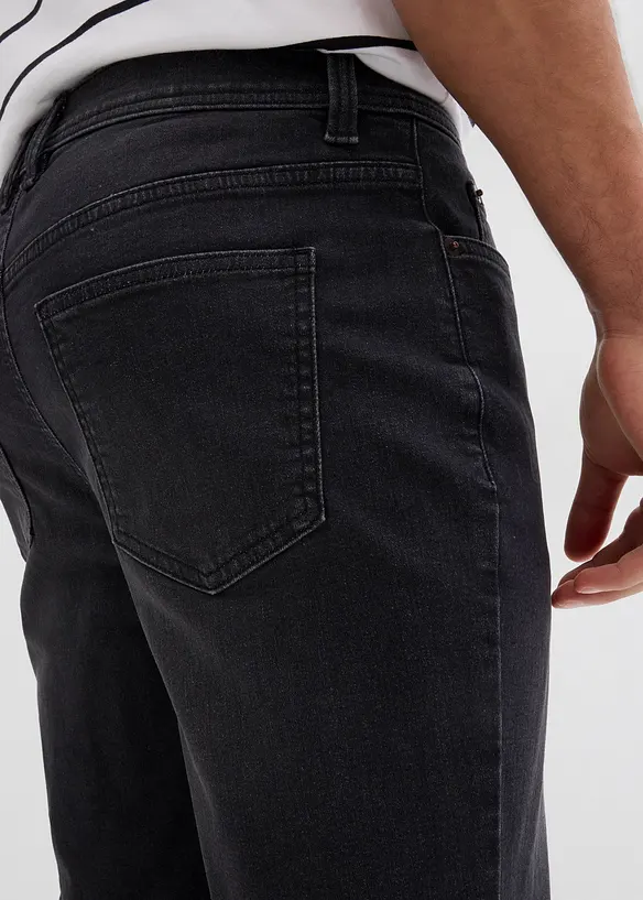 Lot de 2 bermudas en jean extensible, Regular, bonprix