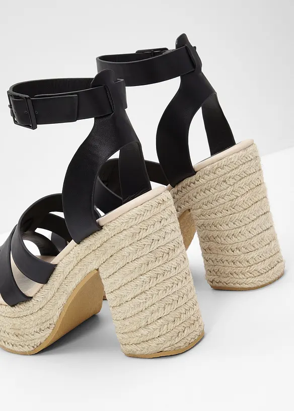 Sandales à talons et plateformes, bonprix