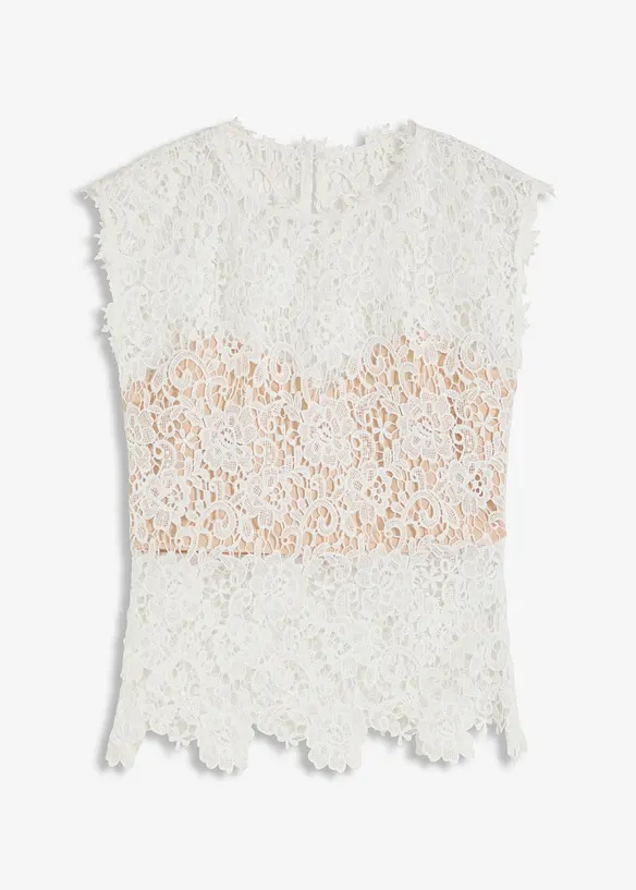 Top en dentelle, bonprix