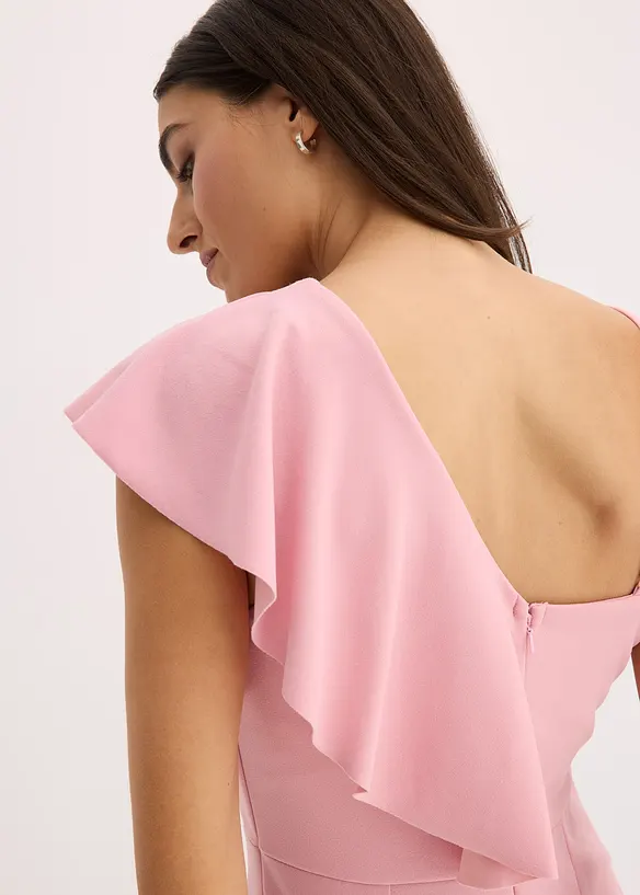 Robe ajustée en crêpe texturé, bonprix