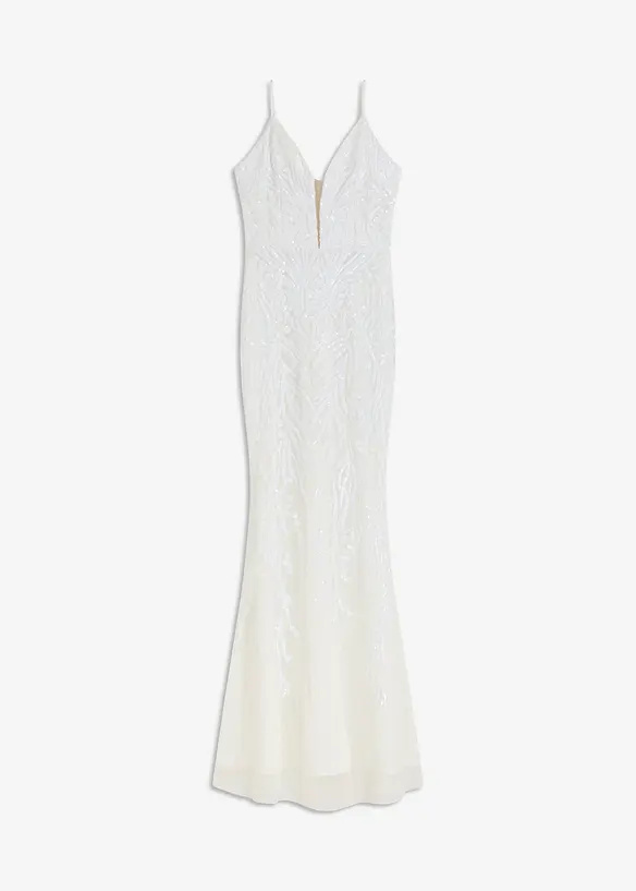 Robe de mariée brodée de sequins, bonprix