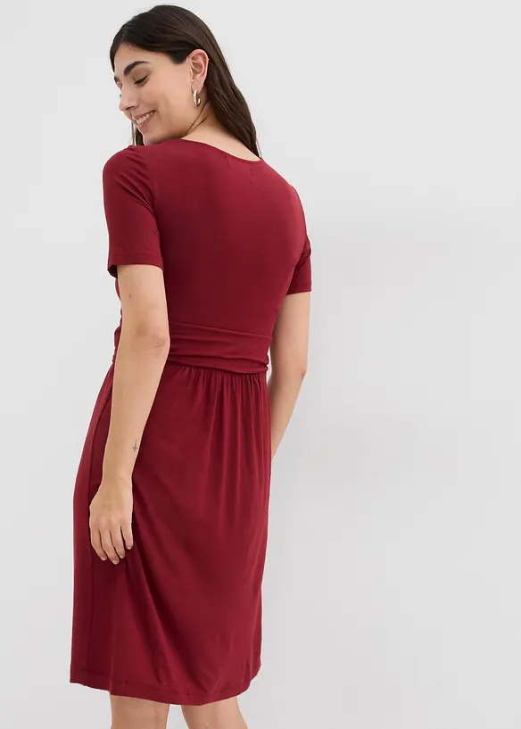 Robe de grossesse 2en1 en viscose, fonction allaitement discr&egrave;te, bonprix