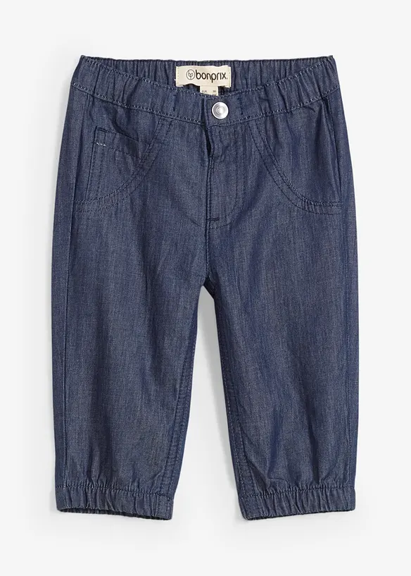 Jean taille extensible 100% coton, bonprix