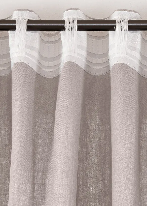 Rideau en lin (1 pce), bonprix