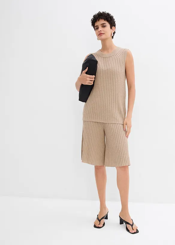 Top en maille de viscose mélangée, bonprix