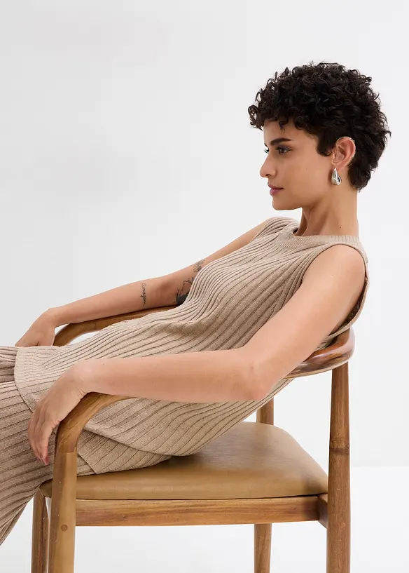 Top en maille de viscose mélangée, bonprix