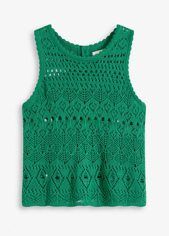 Top en maille ajourée, bonprix