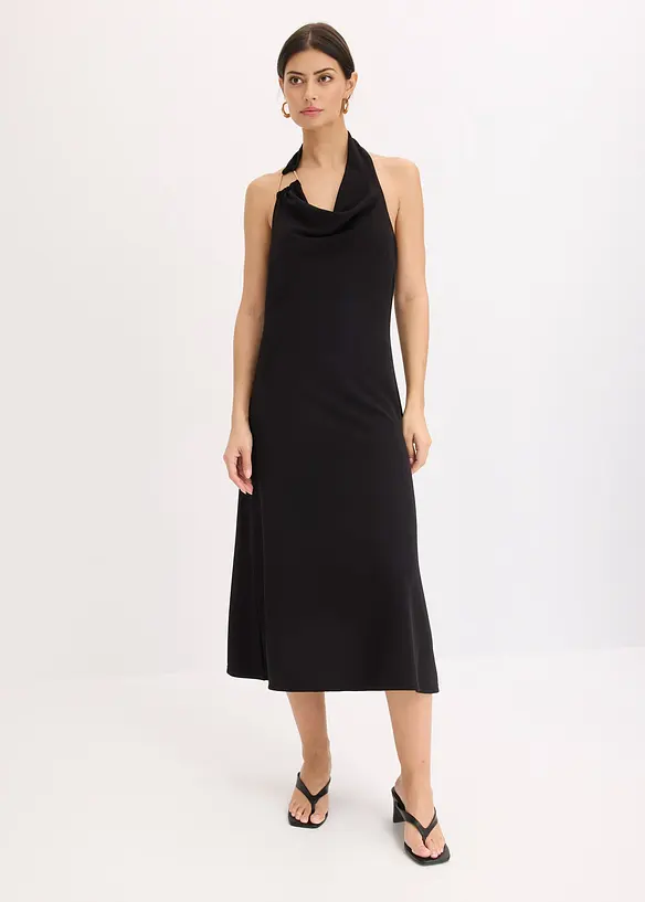 Robe midi avec un détail métallique, bonprix