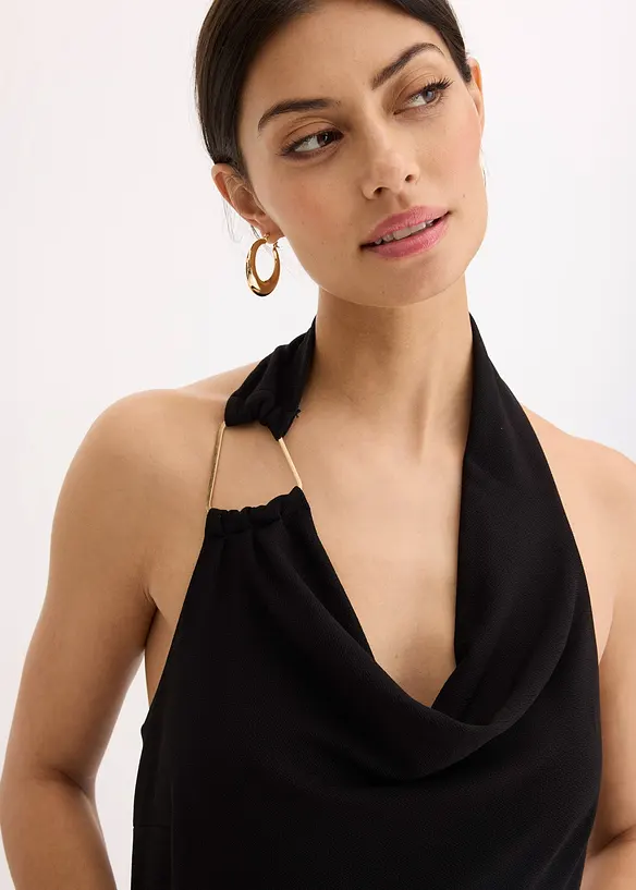 Robe midi avec un détail métallique, bonprix
