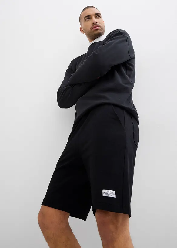 Lot de 2 bermudas sweat, bonprix