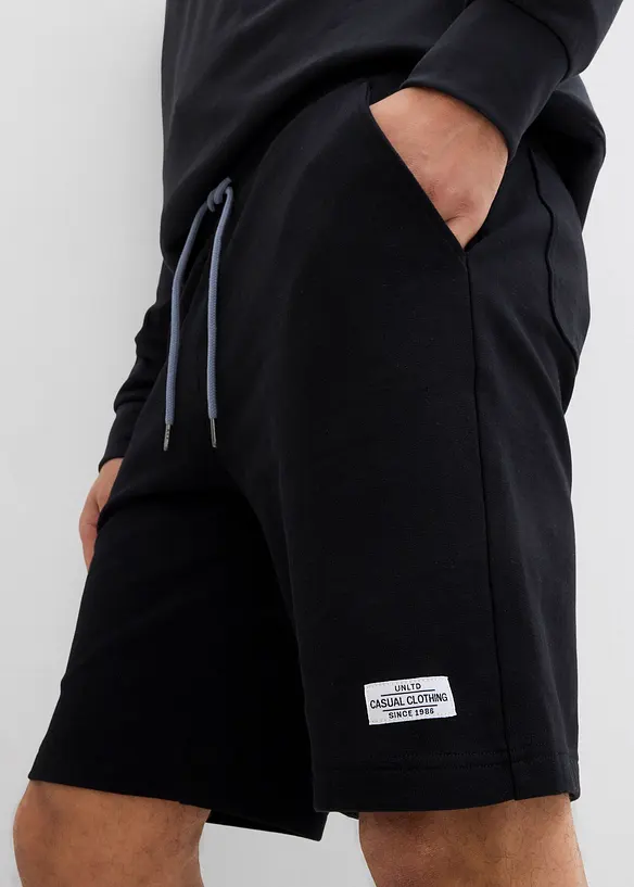 Lot de 2 bermudas sweat, bonprix