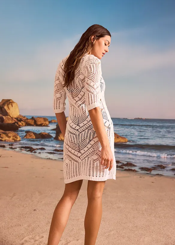 Robe de plage en maille, bonprix