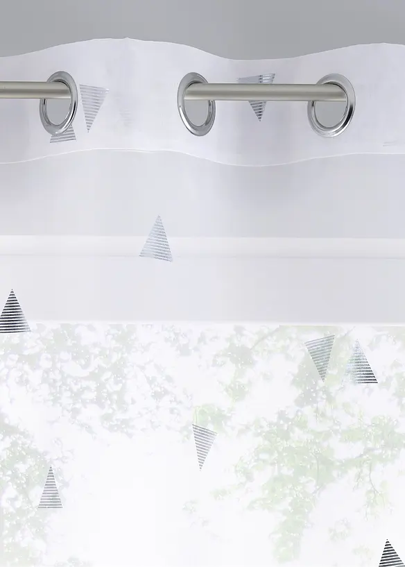 Voilage à imprimé brillant (1 pce), bonprix