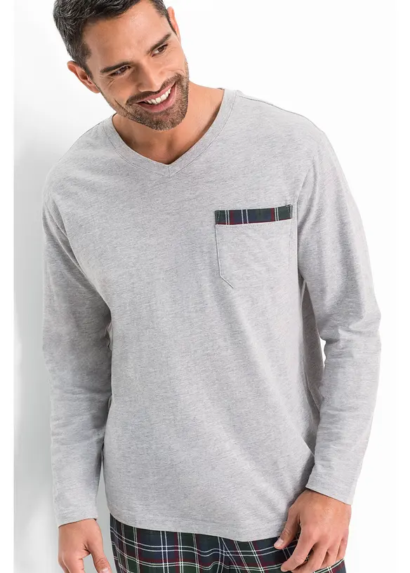 Pyjama à manches longues, bonprix