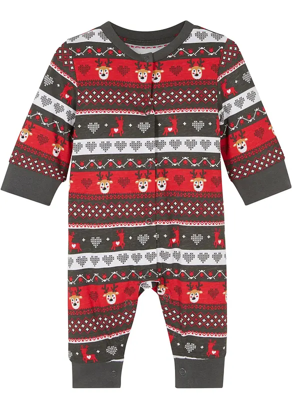 Grenouillère bébé de Noël, bonprix