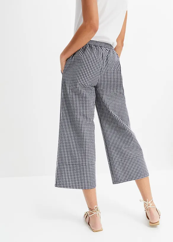 Pantalon &agrave; imprim&eacute; Vichy, bonprix