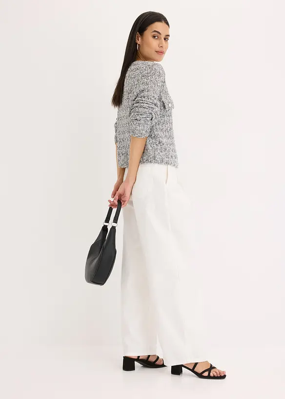 Gilet en maille bouclette, bonprix