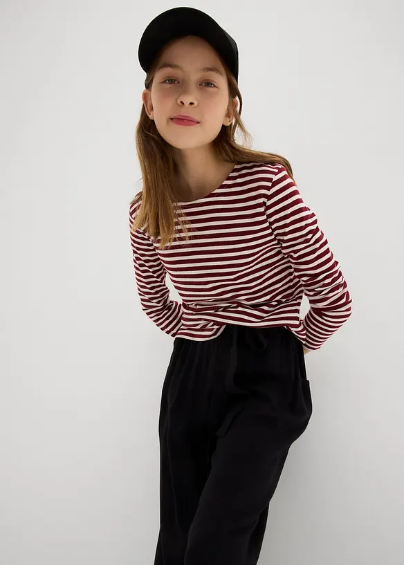 Pantalon palazzo doux, bonprix